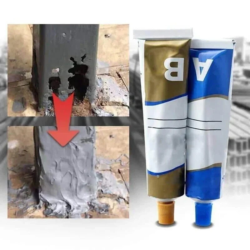 Metal Repair Adhesive | Heat-Resistant & Metal-Hard | Sandable & Drillable After Cure