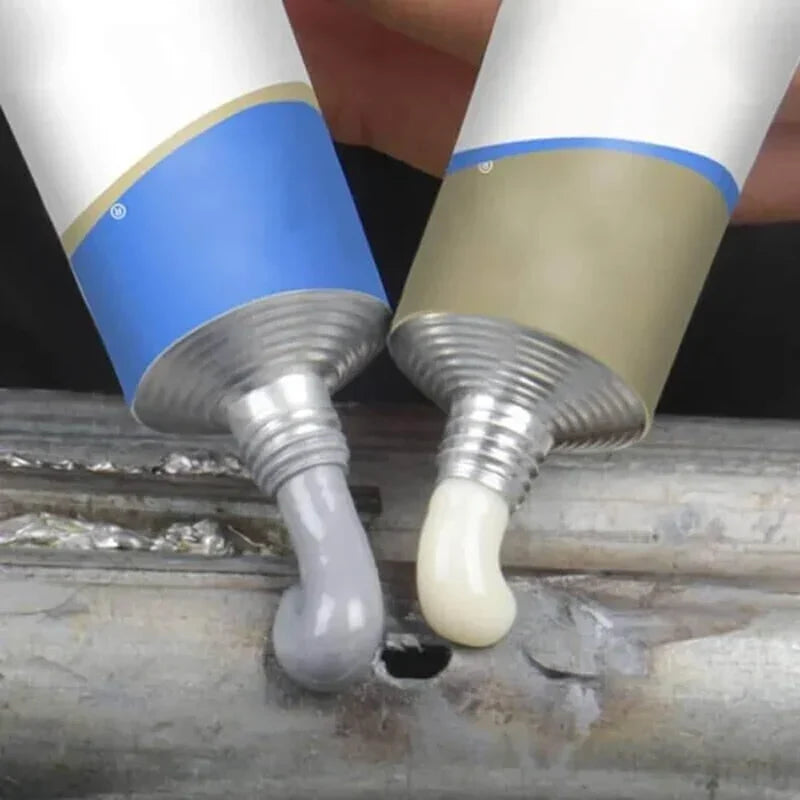 Metal Repair Adhesive | Heat-Resistant & Metal-Hard | Sandable & Drillable After Cure