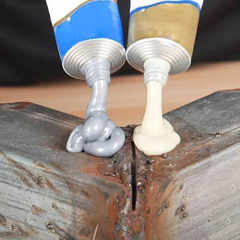 Metal Repair Adhesive | Heat-Resistant & Metal-Hard | Sandable & Drillable After Cure