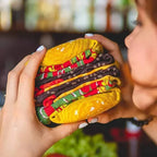 Mid-Calf Socks | Combed Cotton & Playful Food Designs | Set of 3