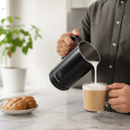 Milk Frother | Fully Automatic One-Button & Stainless Steel Housing