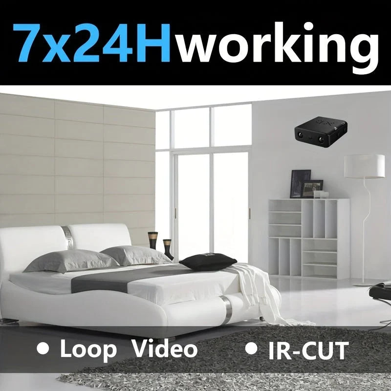Mini Security Camera | Full HD & Infrared Night Vision
