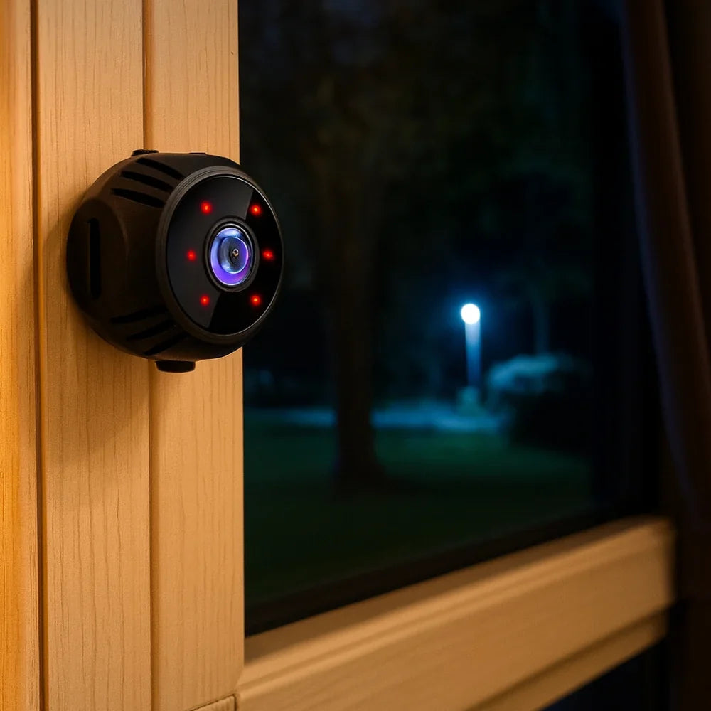 Mini Security Camera | Wi-Fi Night Vision & Motion Detection