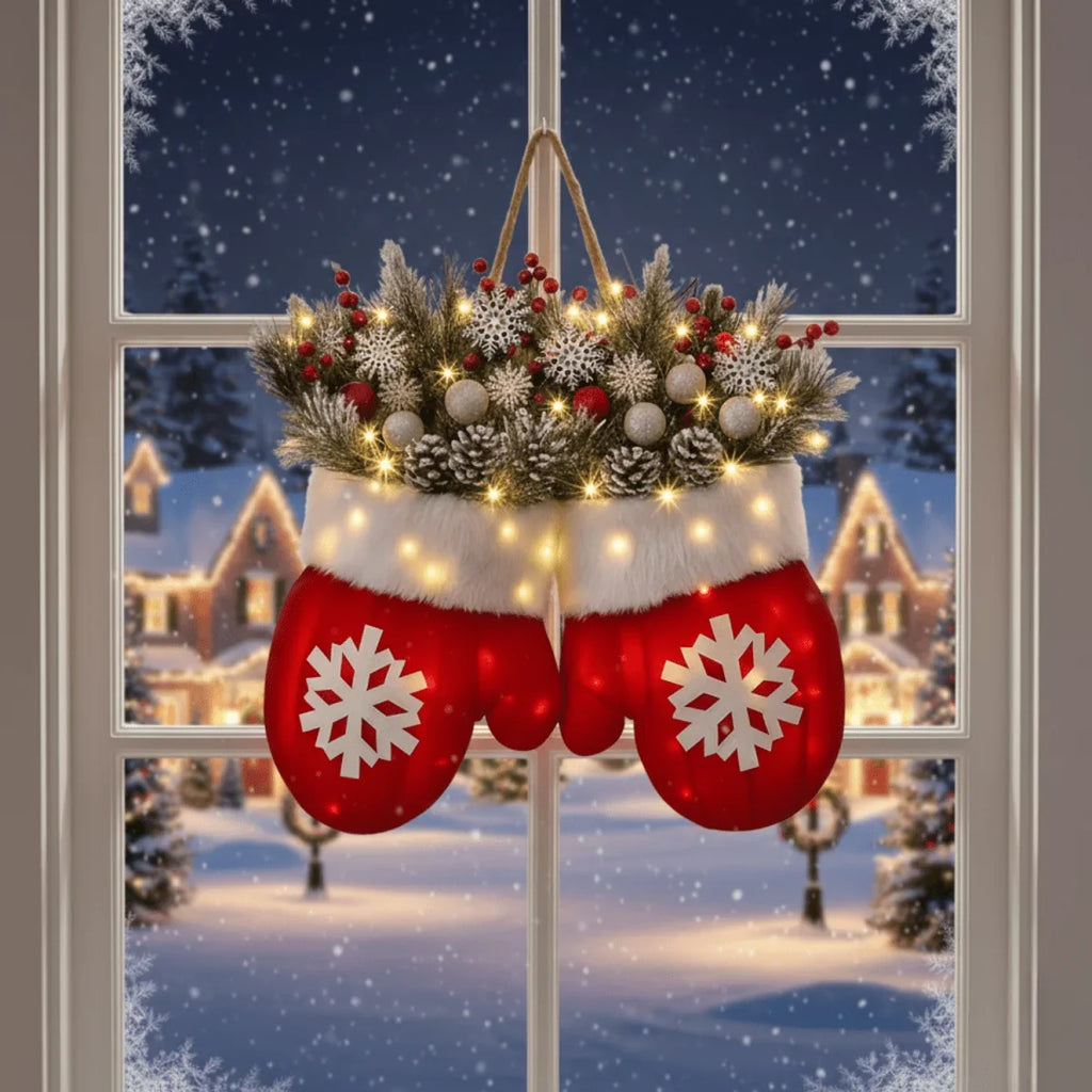Mitten Light | 120 Warm White LEDs & Built-In Timer | Battery Operated