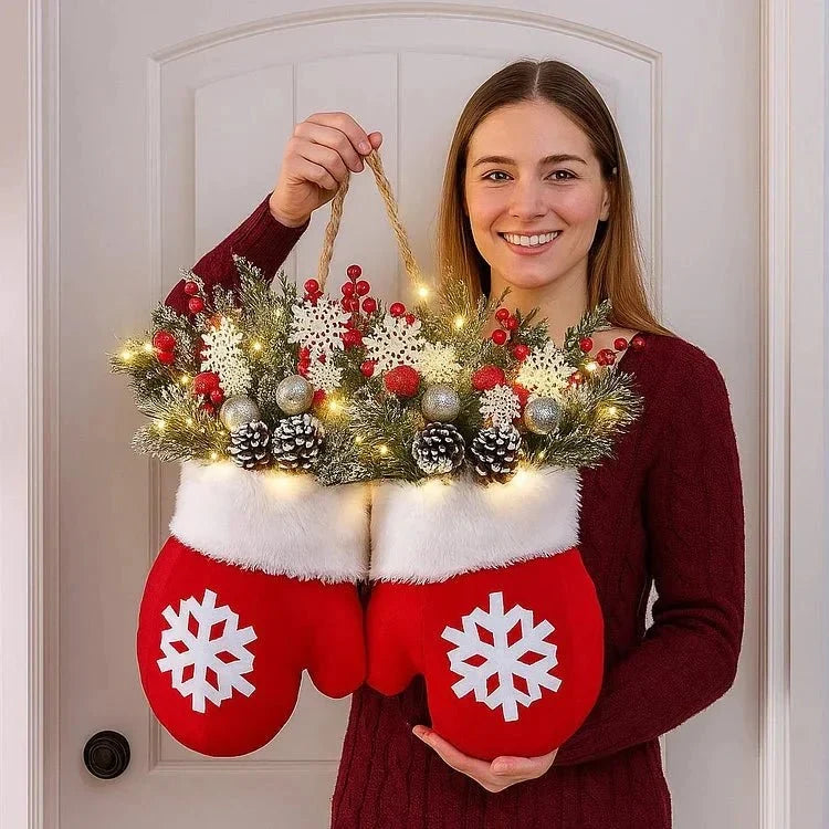 Mitten Light | 120 Warm White LEDs & Built-In Timer | Battery Operated
