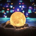 Moon Lamp | 3D-Printed Realistic Surface & Touch Control
