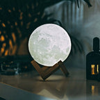 Moon Lamp | 3D-Printed Realistic Surface & Touch Control