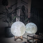 Moon Lamp | 3D-Printed Realistic Surface & Touch Control
