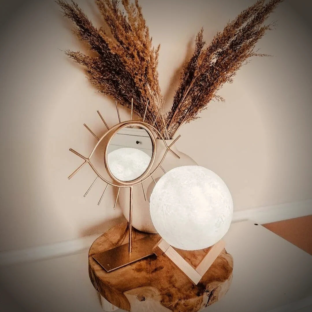 Moon Lamp | 3D-Printed Realistic Surface & Touch Control