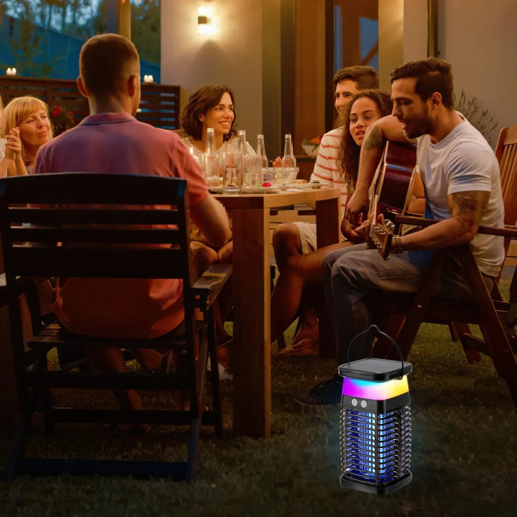 Mosquito Trap | UV Zapper & Solar & USB-C Rechargeable | IP65 Weatherproof