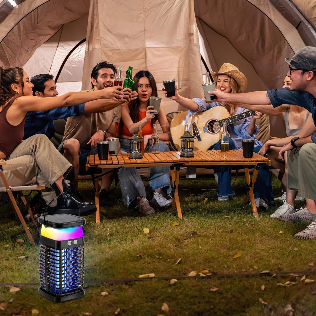 Mosquito Trap | UV Zapper & Solar & USB-C Rechargeable | IP65 Weatherproof