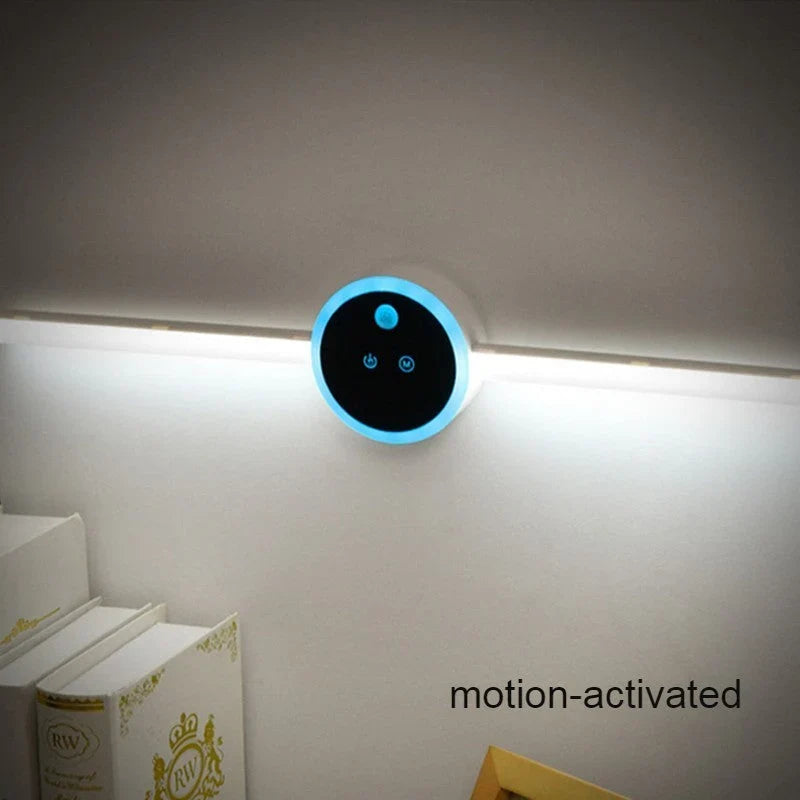 Motion Sensor Night Light | Rechargeable 4000mAh & Dimmable Flicker-Free