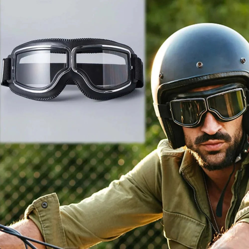 Motorcycle Goggles | Impact-Resistant Polycarbonate & UV Protection