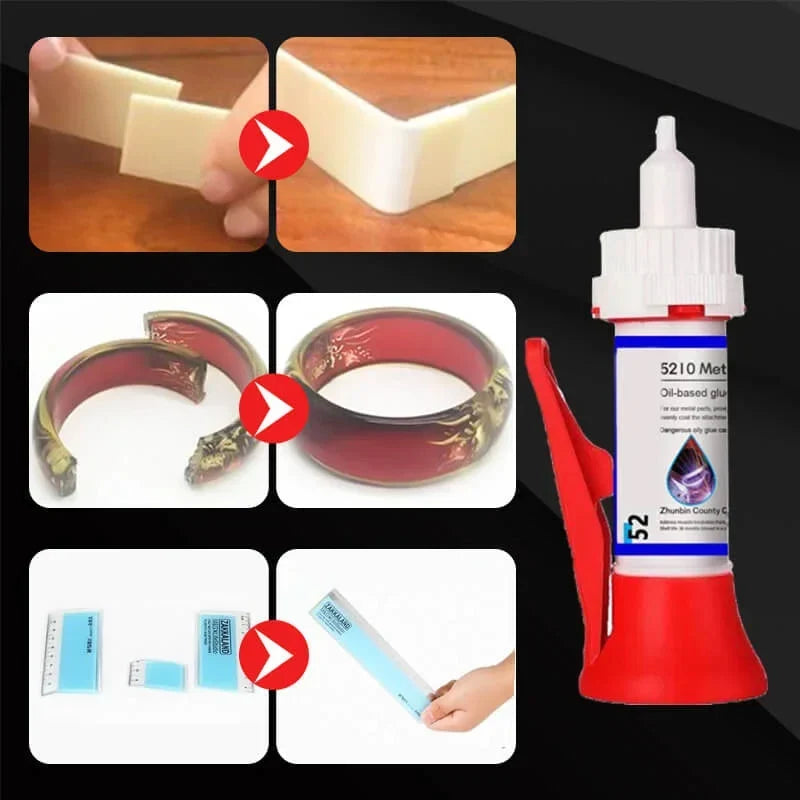 Multi-Surface Adhesive | 8–10s Fast Bonding & Drip-Free Precision Tip