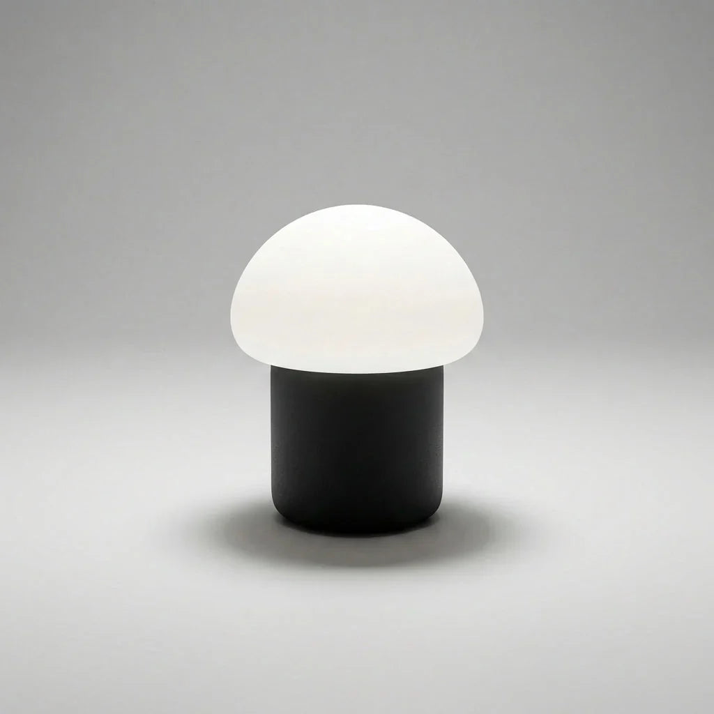 Mushroom Table Lamp | Warm LED & Weighted Non-Slip Base | Compact