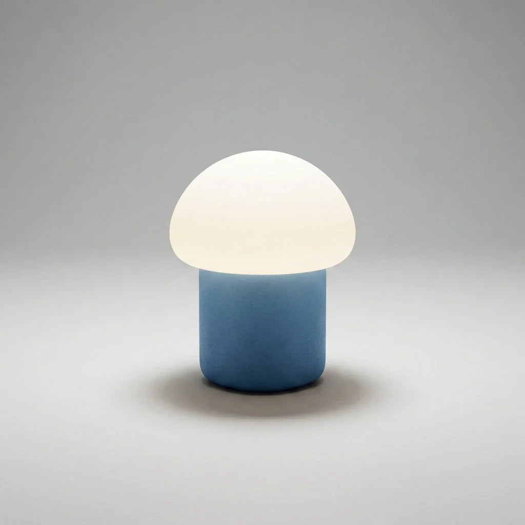 Mushroom Table Lamp | Warm LED & Weighted Non-Slip Base | Compact