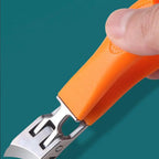 Nail Clipper | Wide Ergonomic Handle & Splash Guard | For Thick Nails