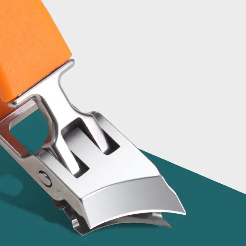 Nail Clipper | Wide Ergonomic Handle & Splash Guard | For Thick Nails