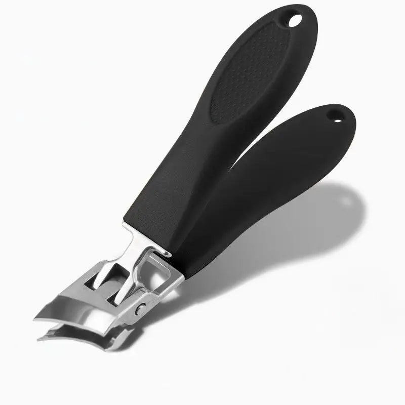 Nail Clipper | Wide Ergonomic Handle & Splash Guard | For Thick Nails