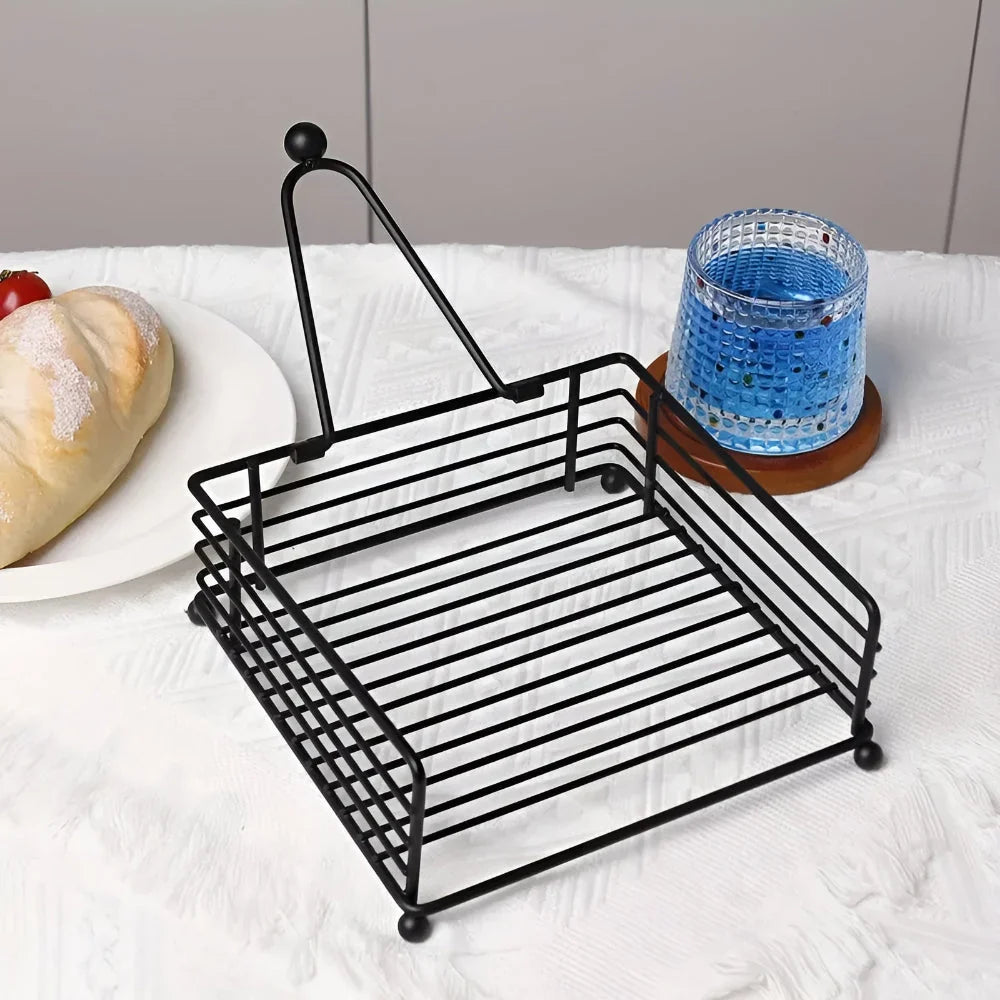 Napkin Holder | Durable Iron & Minimalist Design | Fits Standard Napkins