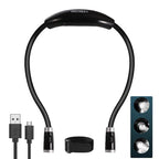 Neck Reading Lamp | Rechargeable LED & Flexible Gooseneck | 3 Brightness Levels