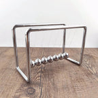Newton Pendulum | Polished Metal Office Decor