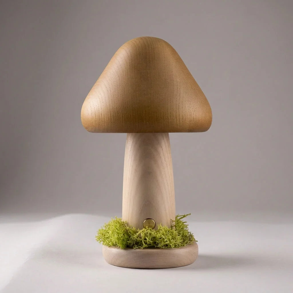 Night Lamp | Beech Wood, Adjustable Color Temperature & USB-Rechargeable