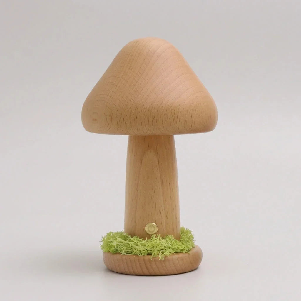 Night Lamp | Beech Wood, Adjustable Color Temperature & USB-Rechargeable