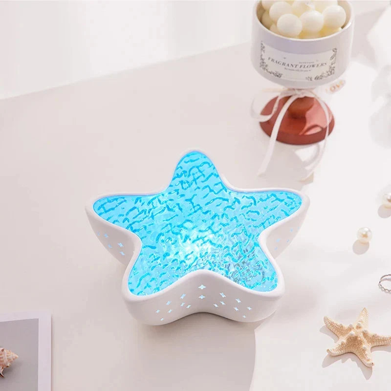 Night Light Projector | Ocean Wave Projection & 7 Color Modes