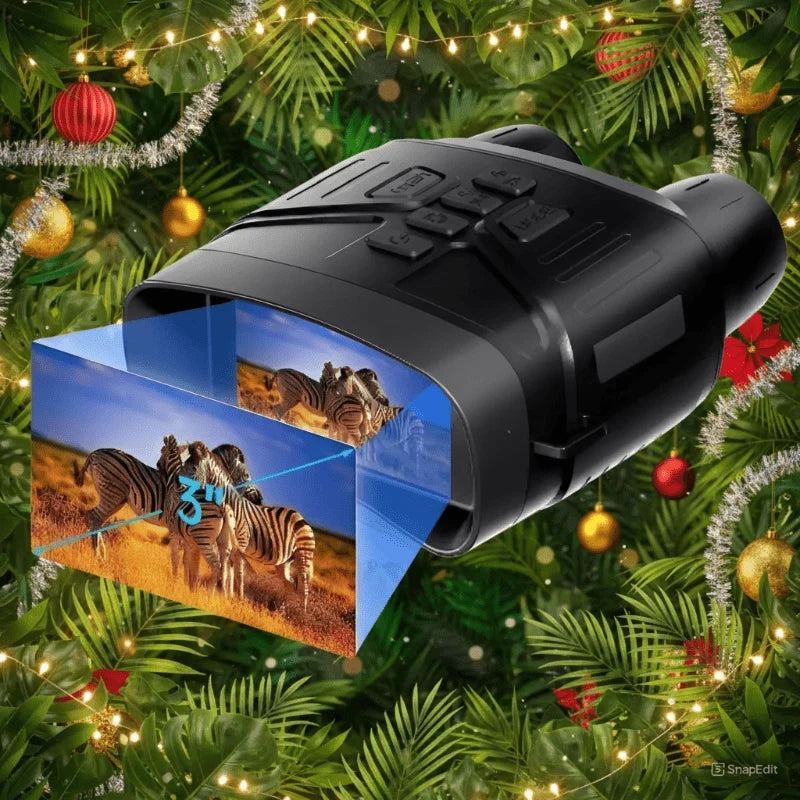 Night Vision Binoculars | 4K/36MP & 5x Zoom | 4000mAh Battery