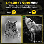 Night Vision Binoculars | 4K/36MP & 5x Zoom | 4000mAh Battery
