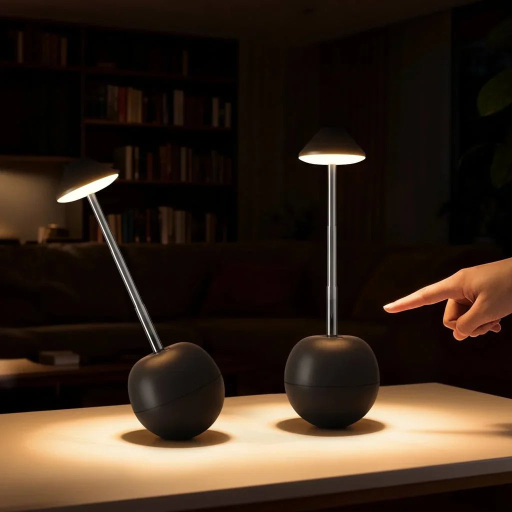 Nightstand Lamp | Remote Control, USB Charging & Energy-Saving LED | 30 x 15 cm