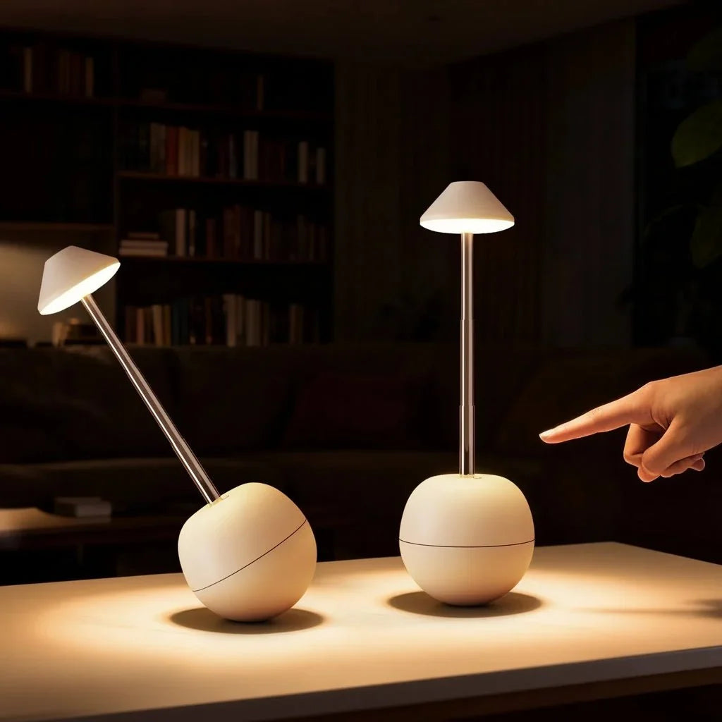 Nightstand Lamp | Remote Control, USB Charging & Energy-Saving LED | 30 x 15 cm
