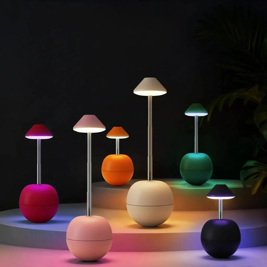 Nightstand Lamp | Remote Control, USB Charging & Energy-Saving LED | 30 x 15 cm