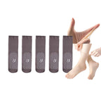 No-Show Socks | Breathable Nylon & Non-Slip Grip | Pack of 5