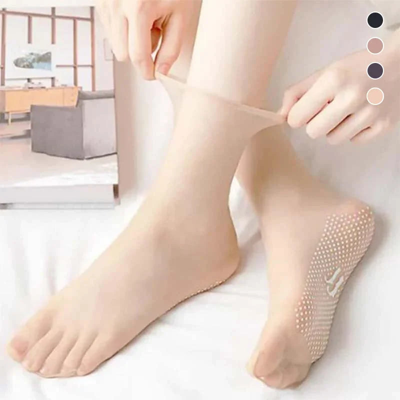 No-Show Socks | Breathable Nylon & Non-Slip Grip | Pack of 5