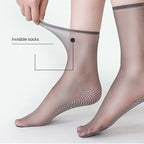 No-Show Socks | Breathable Nylon & Non-Slip Grip | Pack of 5