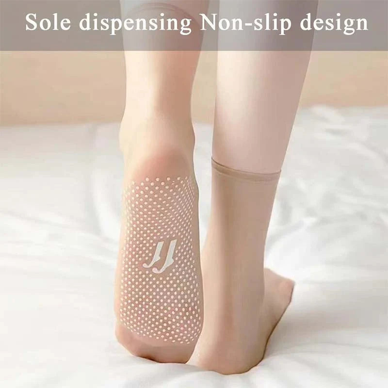No-Show Socks | Breathable Nylon & Non-Slip Grip | Pack of 5