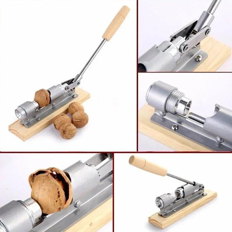 Nutcracker | Adjustable Cone & Nickel-Alloyed Steel | Includes Forks & Brush