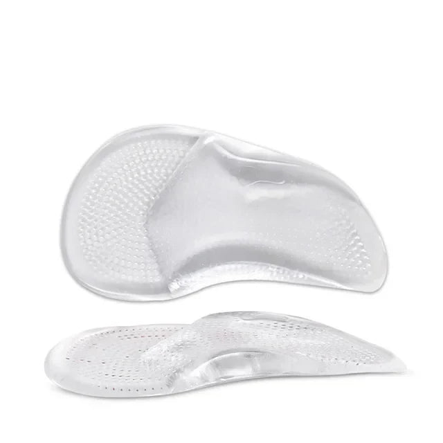Orthopedic Insoles | Firm Arch Support & Shock-Absorbing Silicone Gel | For Flat Feet & Plantar Fasciitis