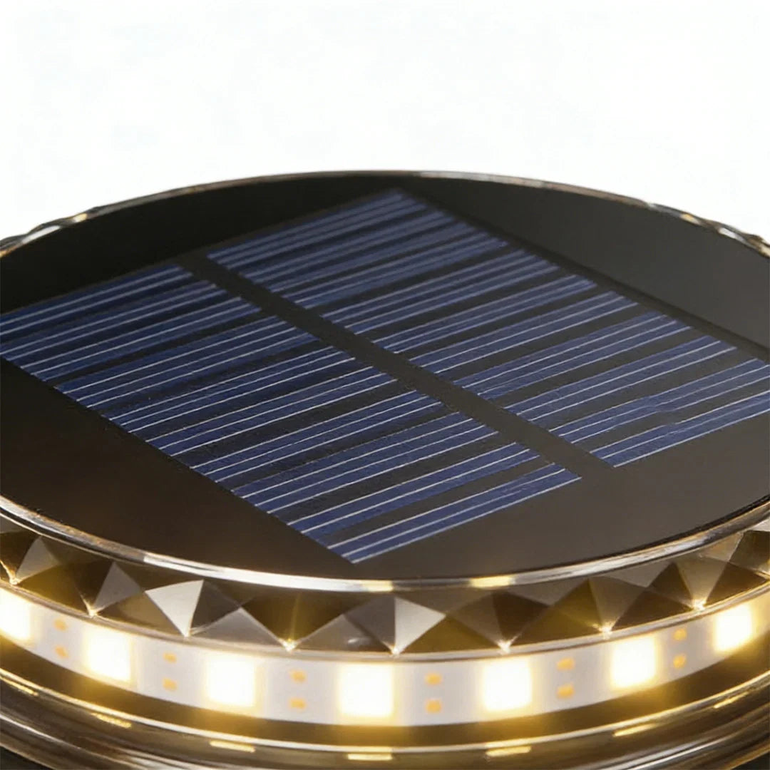 Outdoor Disc Light | Solar-Powered & IP65 Weatherproof | Set of 4