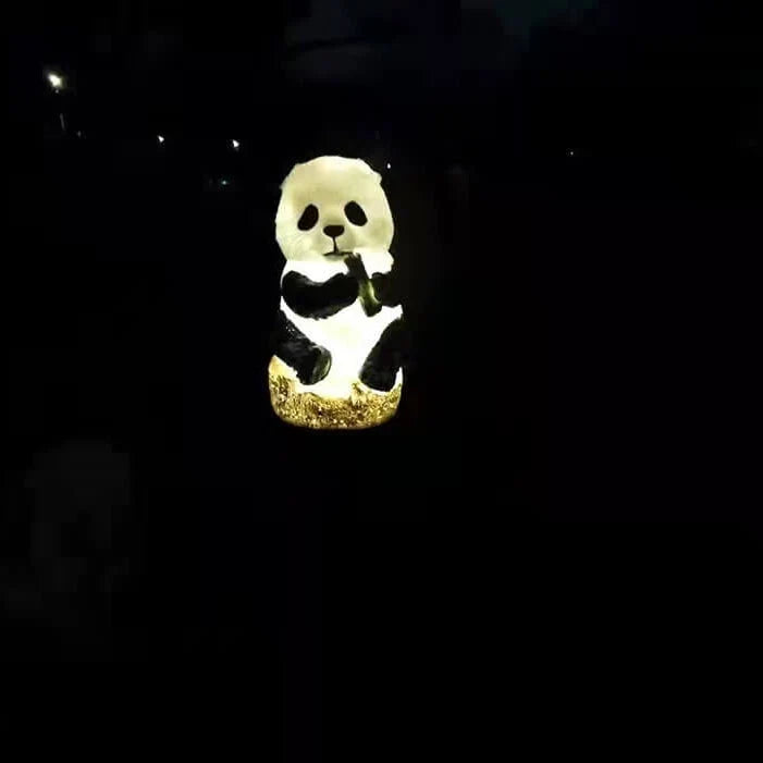 Outdoor Lamp | Panda-Shaped Solar-Powered & Weatherproof | 50 Lumens