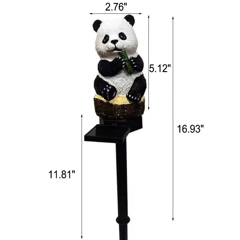 Outdoor Lamp | Panda-Shaped Solar-Powered & Weatherproof | 50 Lumens
