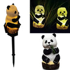 Outdoor Lamp | Panda-Shaped Solar-Powered & Weatherproof | 50 Lumens