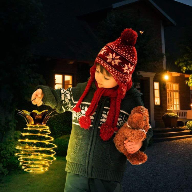 Outdoor Lantern | Solar-Powered Weatherproof Warm White Glow