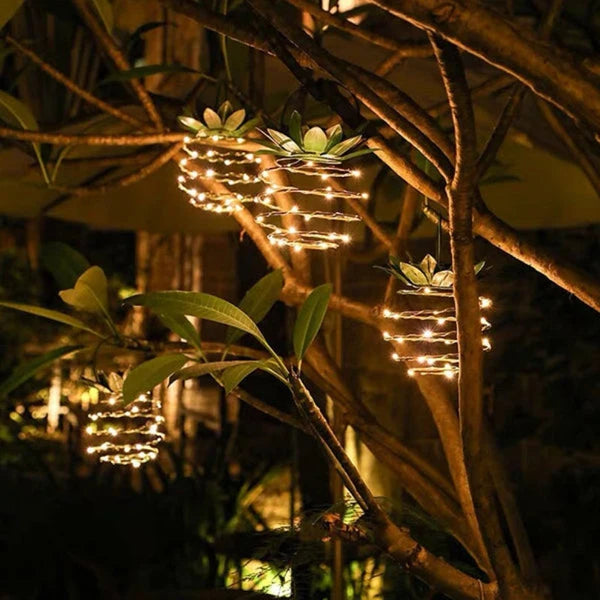 Outdoor Lantern | Solar-Powered Weatherproof Warm White Glow