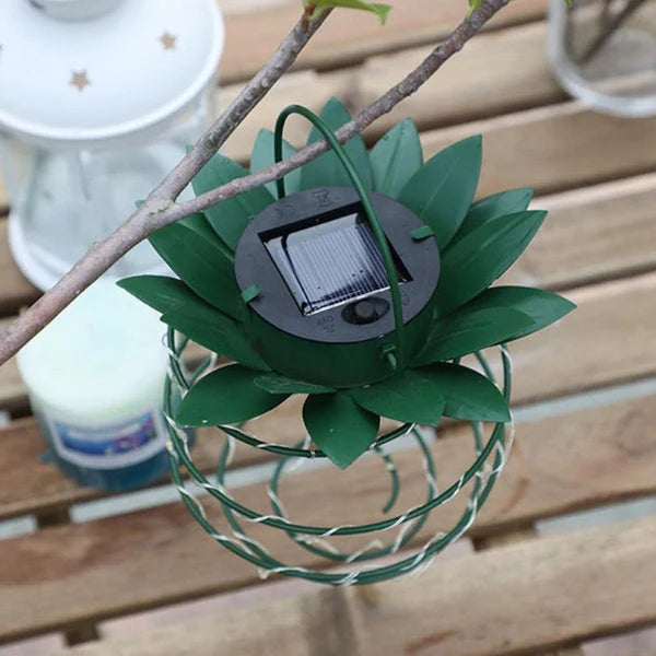 Outdoor Lantern | Solar-Powered Weatherproof Warm White Glow