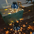 Outdoor Lantern | Solar Star Projection & Warm White LED