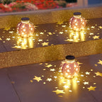 Outdoor Lantern | Solar Star Projection & Warm White LED