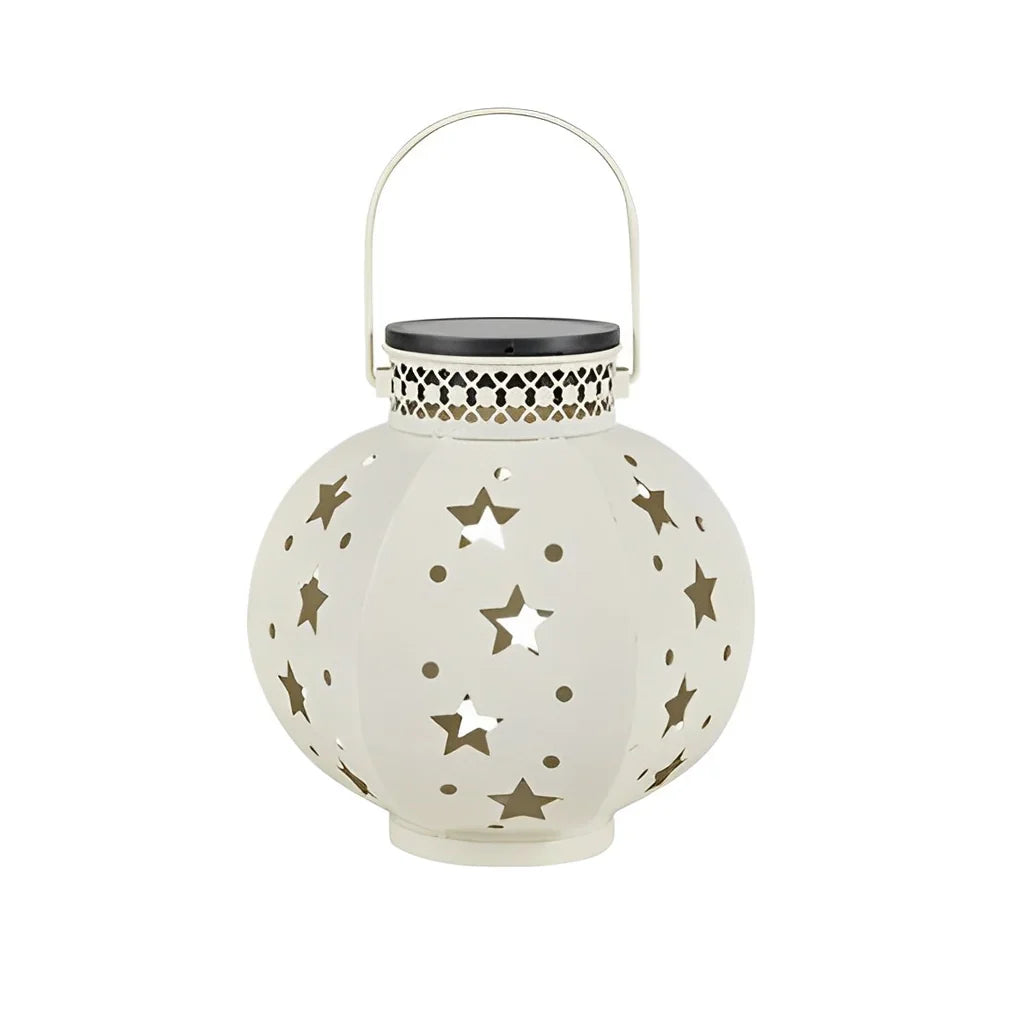 Outdoor Lantern | Solar Star Projection & Warm White LED
